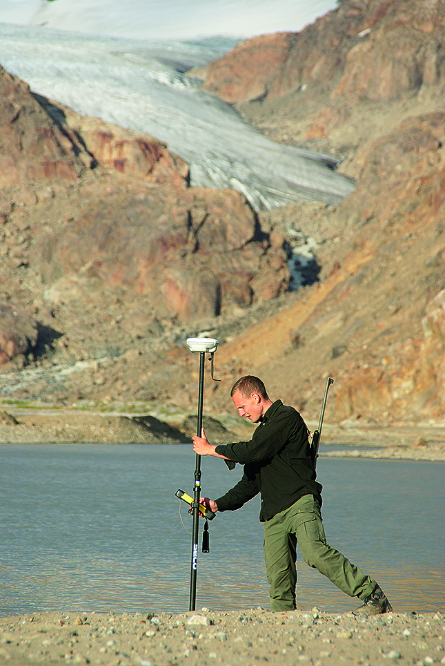 Opsætning af udstyr i Grønland