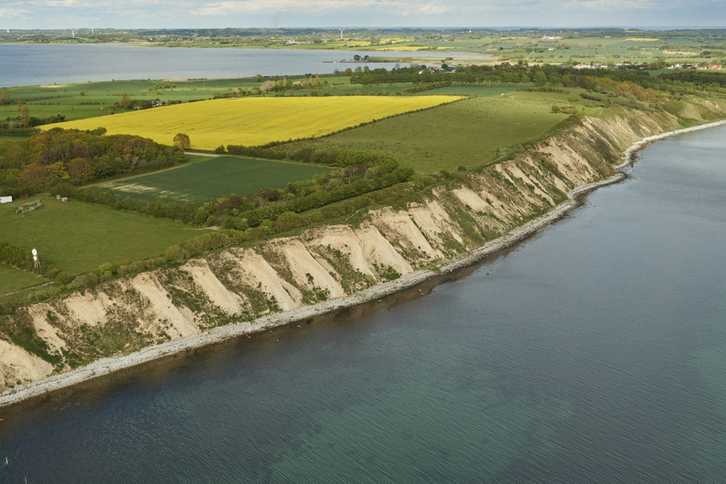 Ristinge Klint luftfoto