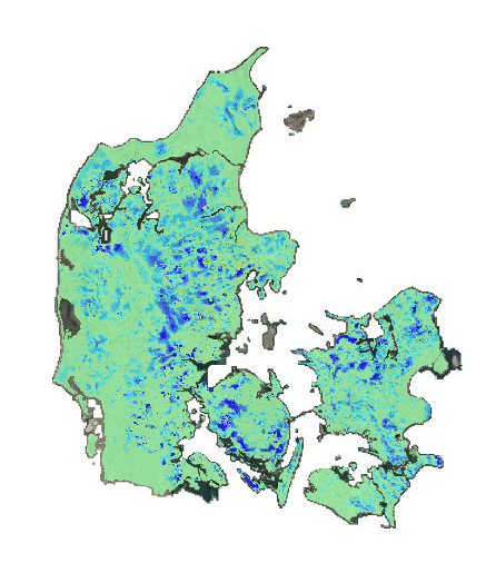 Grundvandskort over Danmark