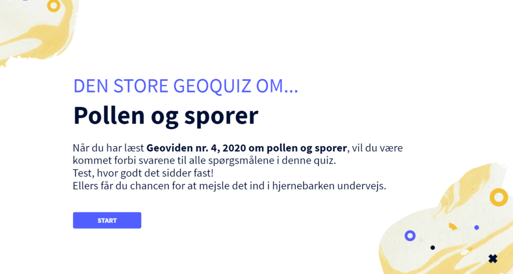 Quizz Pollen og sporer