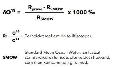 Udregning af δ18