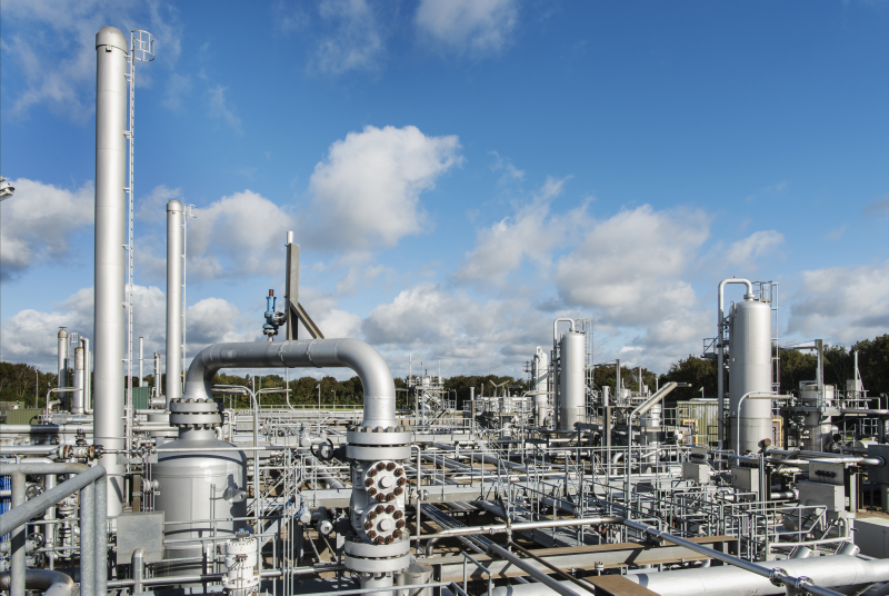 Billede af underjordisk gaslager i Stenlille