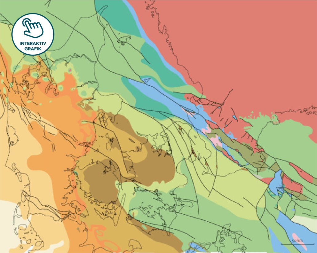 forhøjet Komprimere Milepæl Ekspertniveau: Geologisk kort viser vej til dinosaurerne | Geoviden