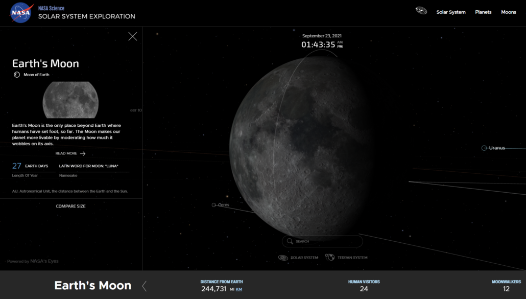 månesimulator udklip
