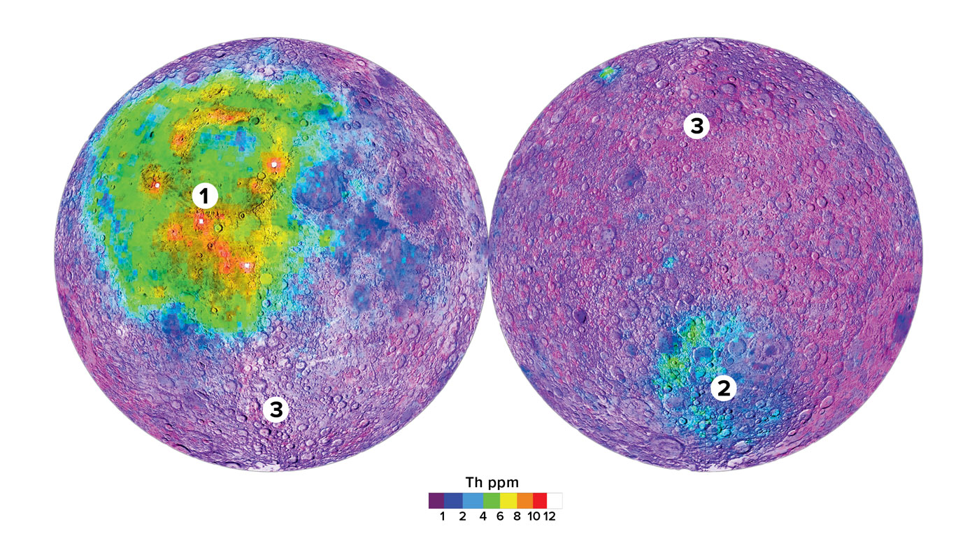 KREEP terræner på Månens overflade