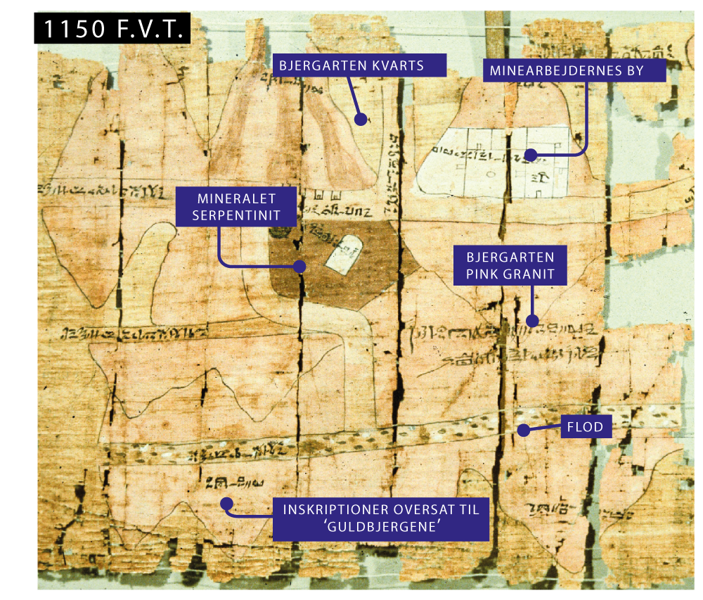 Verdens første kort fra Egypten