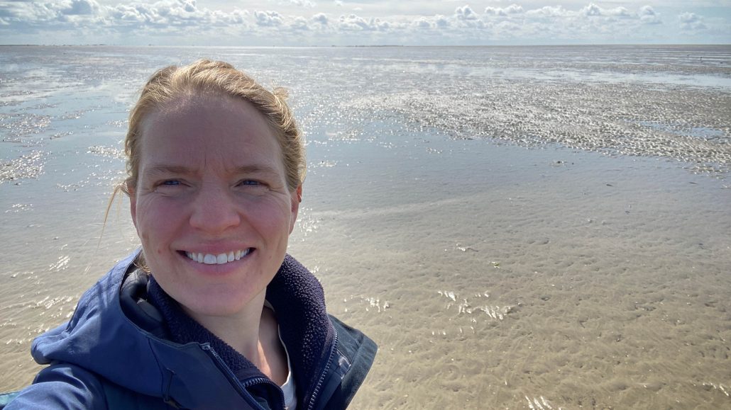 billede af redaktøren ved vadehavet