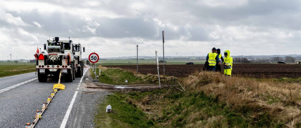 Billede af seismiske undersøgelser på land (geus)